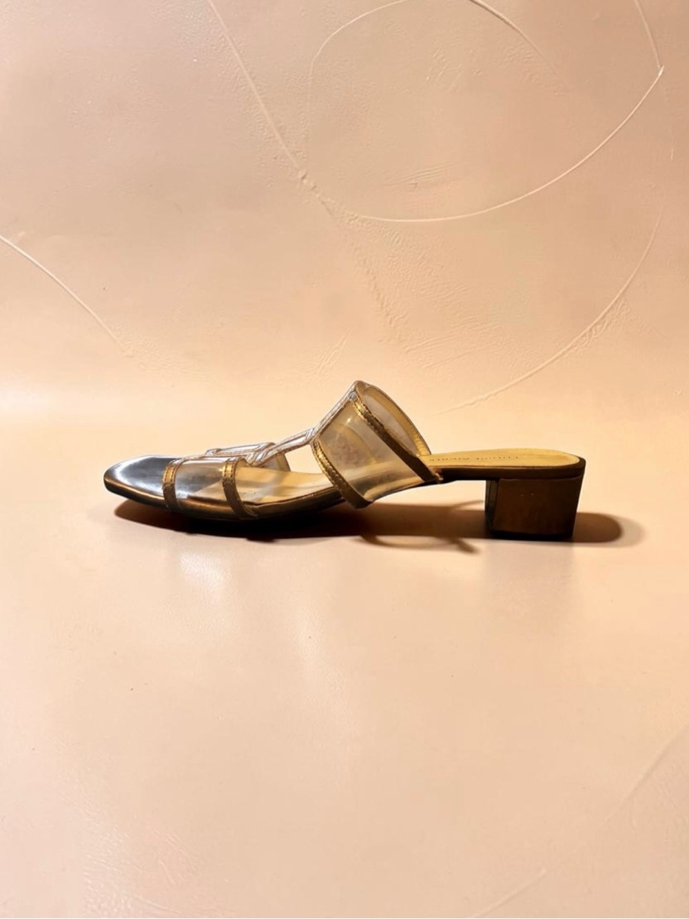 ETIENNE AIGNER Women’s Heel Size 9.5 Bronze & Silver